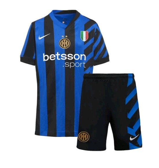 Inter Milan 2024/2025 home full set kit (Adult and Kids)