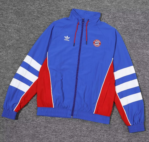 Bayren 2024/2025 windbreaker coat retro styles blue