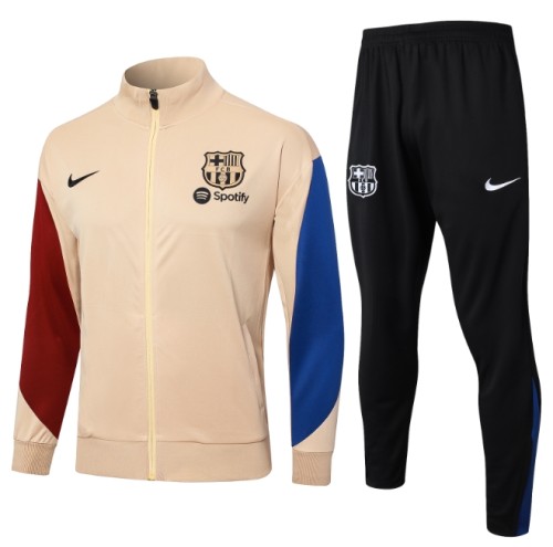 Barcelona 2024/2025 jacket tracksuit light yellow