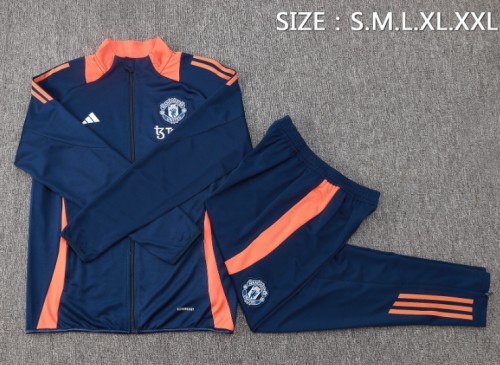 Manchester United 2024/2025 jacket tracksuit royal blue