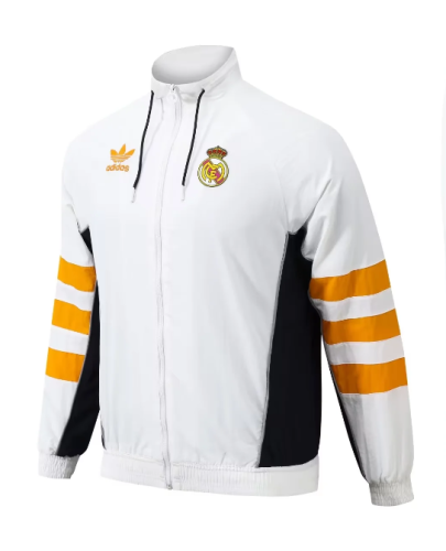 Real Madrid 2024/2025 windbreaker coat white