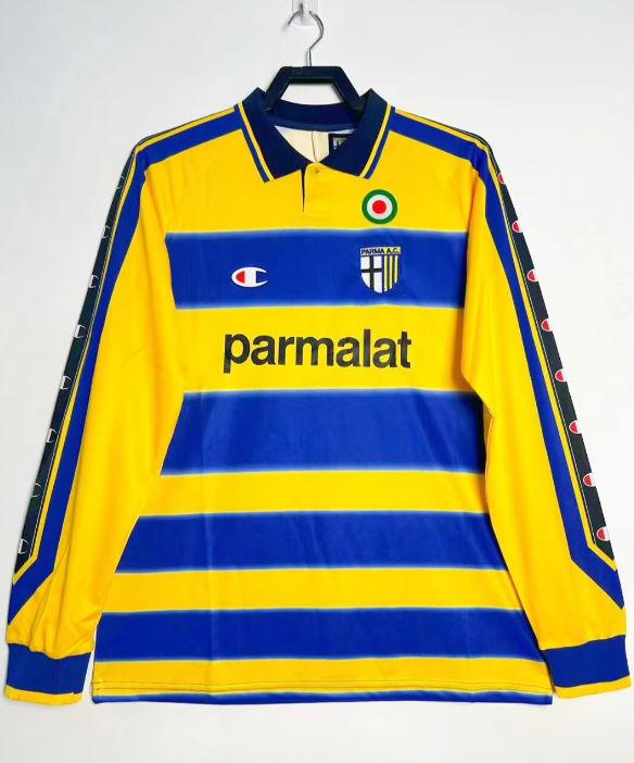 Parma Calcio 1999/2000 home retro shirt long-sleeve