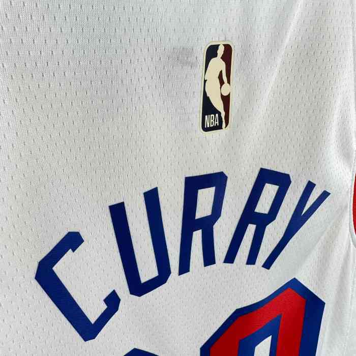 Golden State Warriors NBA Retro Shirt 2025 season White Curry 30