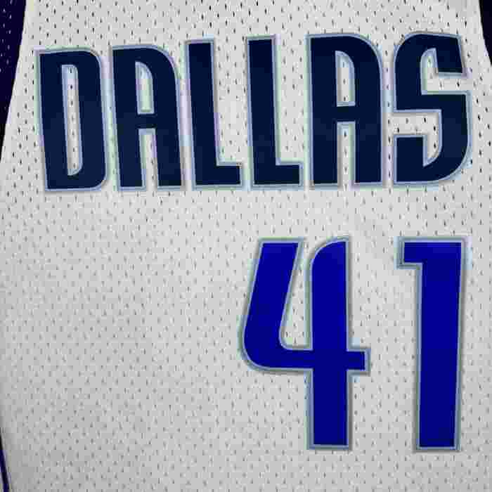 Dallas Mavericks NBA Shirt 2010/2011 season White NOWITZKI 41