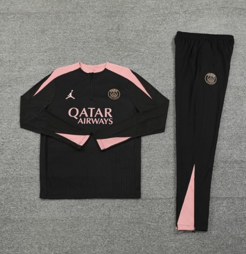 Paris Saint-Germain PSG 2024/2025 1/4 zipper JD tracksuit black
