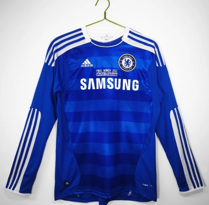 Chelsea 2011/2012 home retro shirt final version long-sleeve