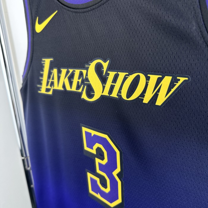 Lakers NBA Shirt 2025 Season City Version DAVIS 3