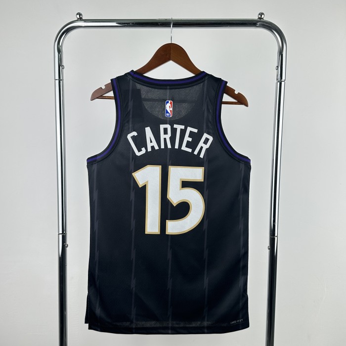 Toronto Raptors NBA Shirt 2025 Season City Version CARTER 15