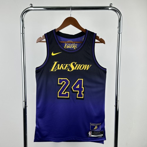 Lakers NBA Shirt 2025 Season City Version BRYANT 24