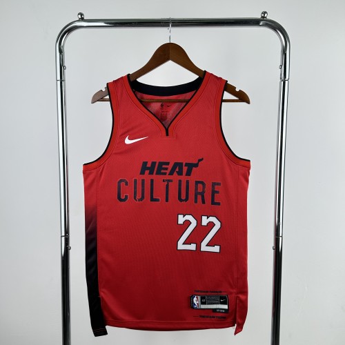 Miami Heat NBA Shirt 2025 season City version BUTLER 22