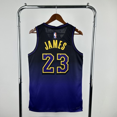 Lakers NBA Shirt 2025 Season City Version  James 23