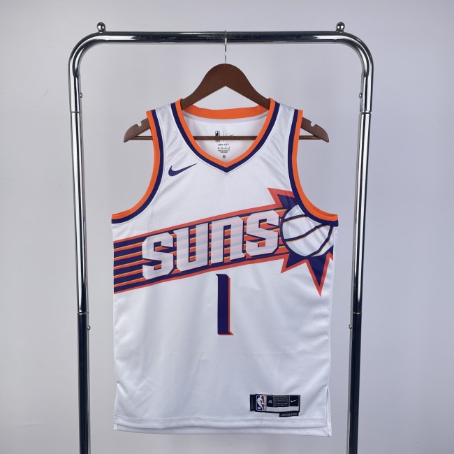 Phoenix Suns NBA Shirt 2024 Season Home White BOOKER 1