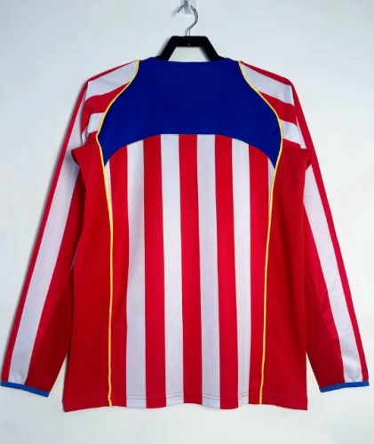 Atlético de Madrid 2004/2005 home retro shirt long-sleeve