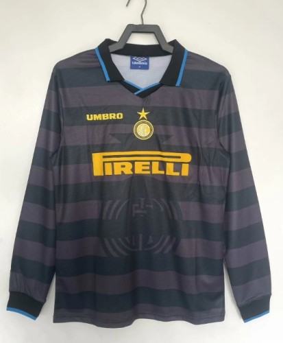 Inter Milan 1997/1998 third retro shirt long-sleeve