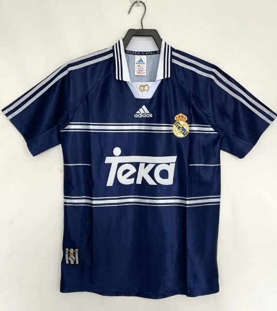 Real Madrid 1998/1999 away retro shirt