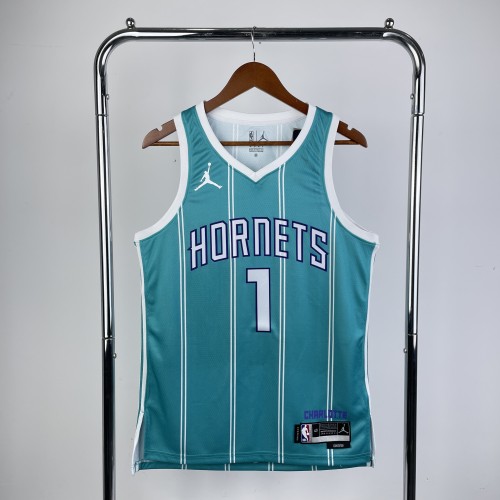 Charlotte Hornets NBA Shirt 2023 season Away BALL 1