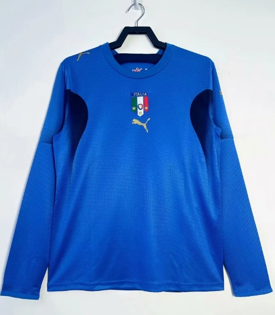 Italy 2006 retro home shirt long-sleeve
