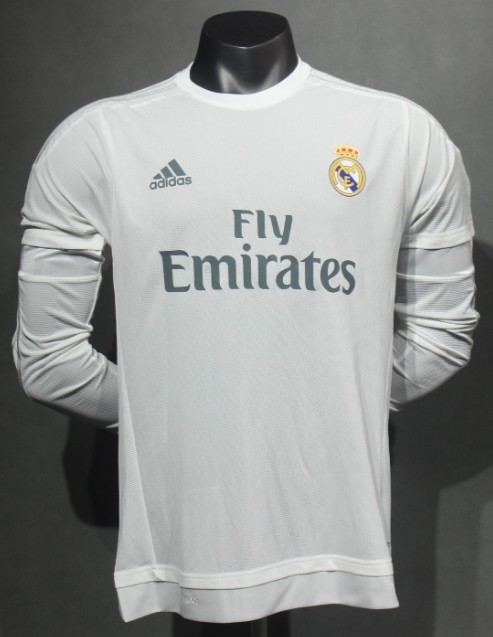 Real Madrid 2015/2016 home retro shirt Player version long-sleeve Ronaldo