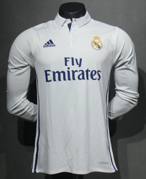 Real Madrid 2016/2017 home retro shirt Player version long-sleeve Ronaldo