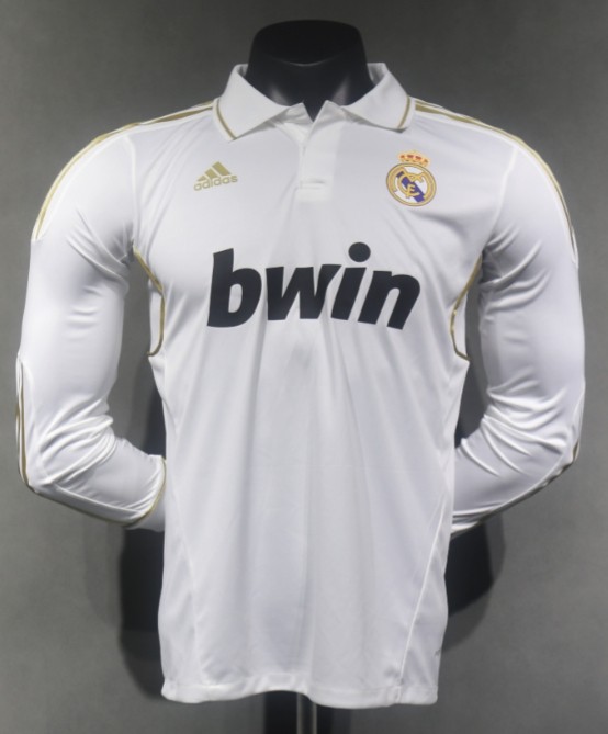 Real Madrid 2011/2012 home retro shirt Player version long-sleeve Ronaldo KAKA
