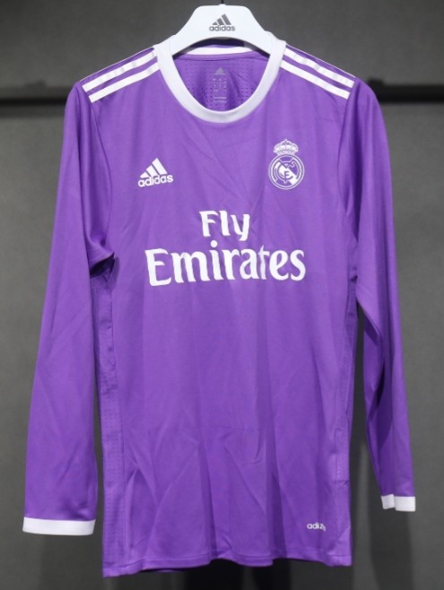 Real Madrid 2016/2017 away retro shirt Player version long-sleeve Ronaldo