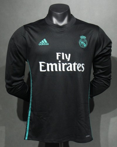 Real Madrid 2017/2018 away retro shirt Player version long-sleeve Ronaldo