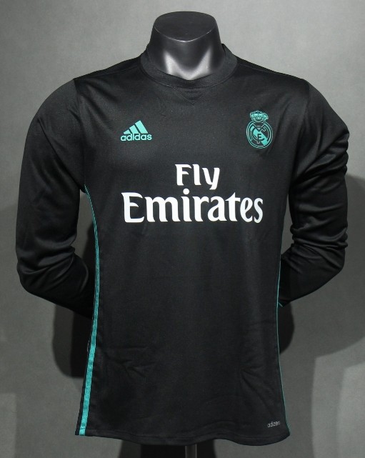Real Madrid 2017/2018 away retro shirt Player version long-sleeve Ronaldo