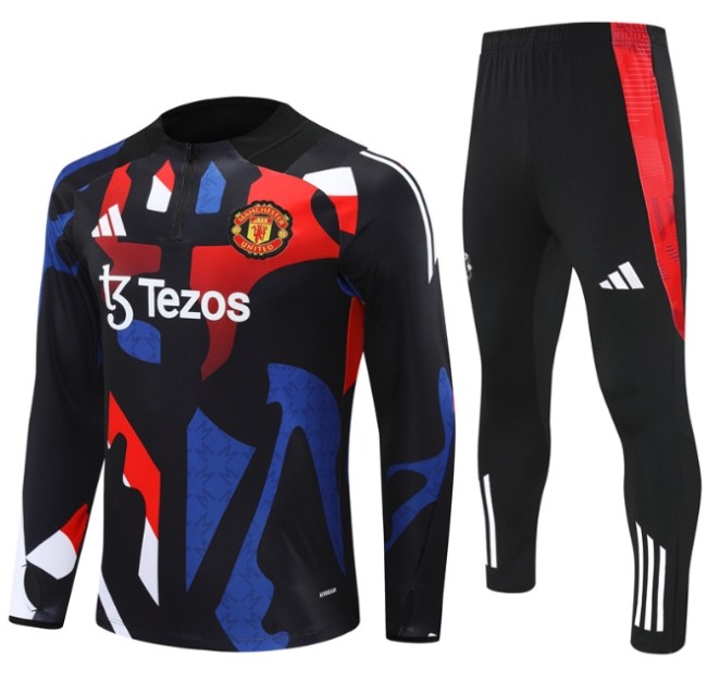 Manchester United  2024/2025 1/4 zipper tracksuit camouflage