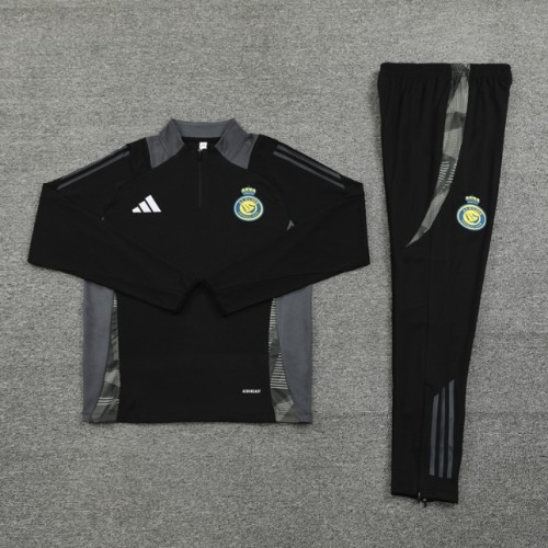 Al-Nassr FC 2024/2025 1/4 zipper tracksuit black