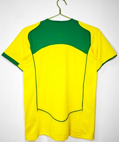 Brazil 2004 home shirt Ronaldo9 Ronaldinho Kaka