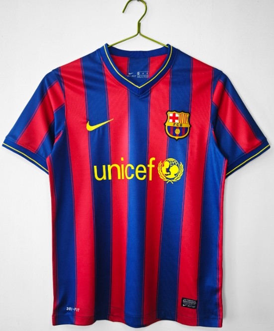 Barcelona 2009/2010 home retro shirt messi
