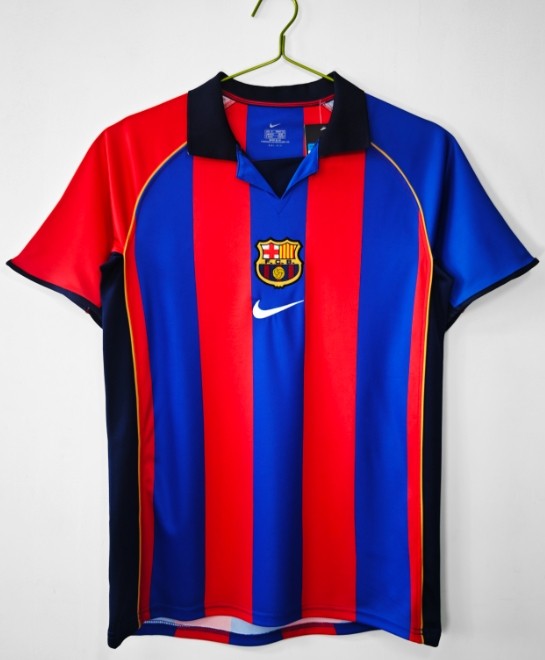 Barcelona 2001/2002 home retro shirt