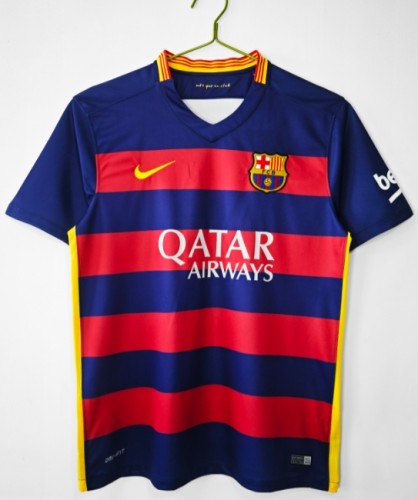 Barcelona 2015/2016 home retro shirt Messi Neymar JR