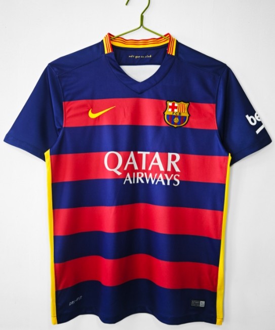 Barcelona 2015/2016 home retro shirt Messi Neymar JR