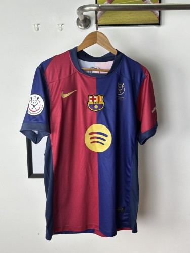 Barcelona 2024/2025 home shirt Spain Super Cup Final version