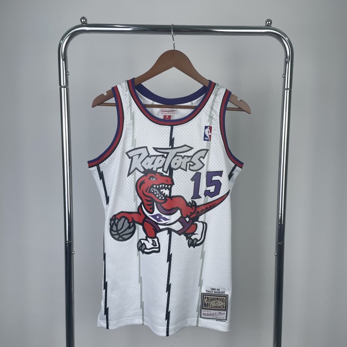 Toronto Raptors NBA Shirt 1999 Season white CARTER 15