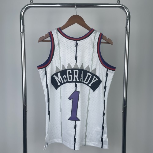 Toronto Raptors NBA Shirt 1999 Season White McGRADY 1