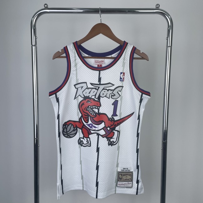 Toronto Raptors NBA Shirt 1999 Season White McGRADY 1