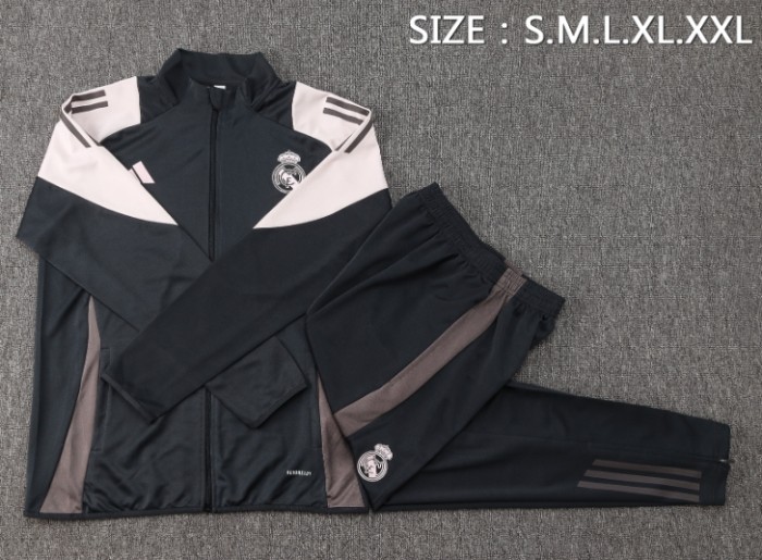 Real Madrid 2024/2025 jacket tracksuit grey