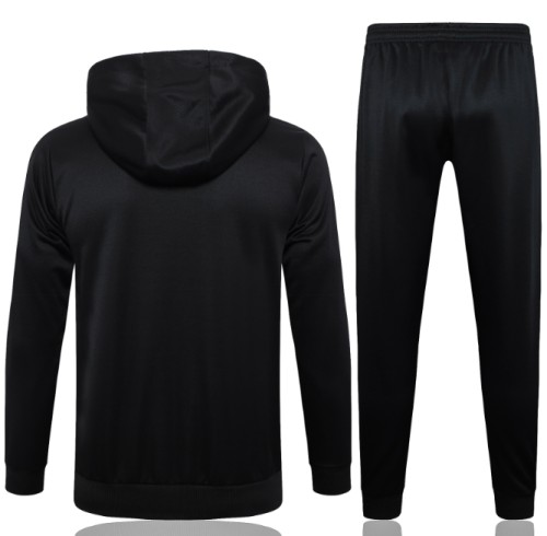 Barcelona 2024/2025 hooded tracksuit black