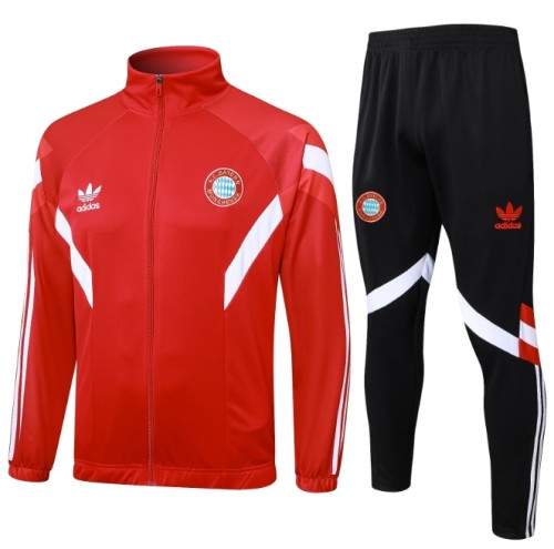 Bayern 2024/2025 jacket tracksuit retro red