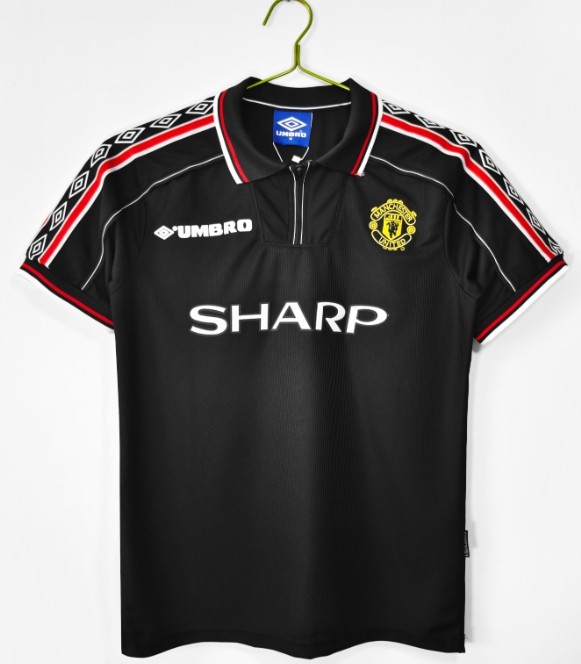 Manchester United 1998/1999 black retro shirt BECKHAM
