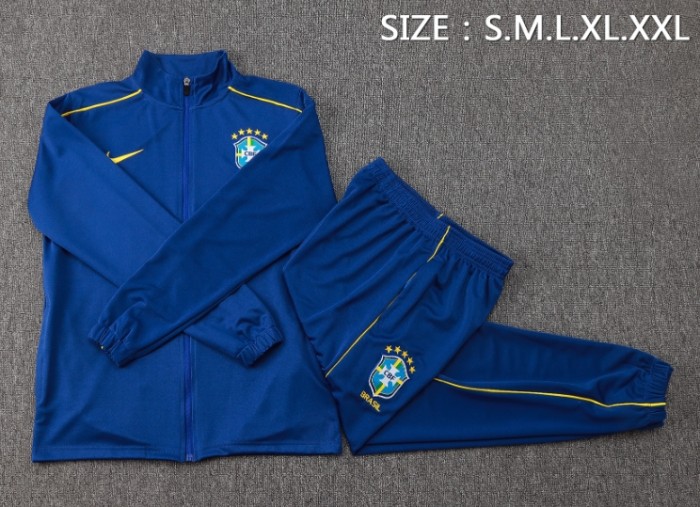 Brazil 2024/2025 jacket tracksuit blue