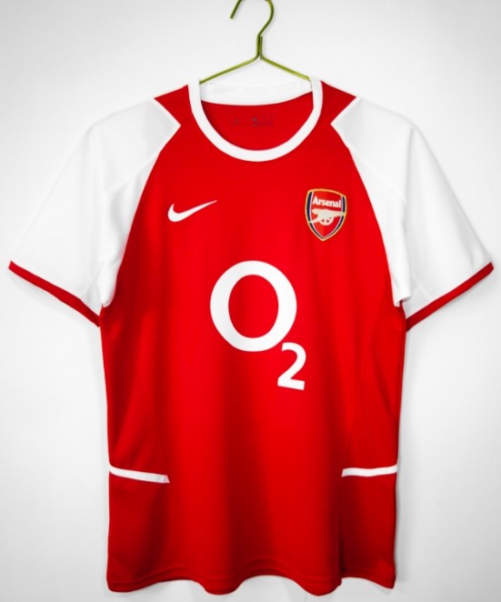 Arsenal 2002/2003 home retro shirt