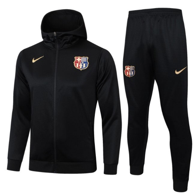Barcelona 2024/2025 hooded tracksuit black