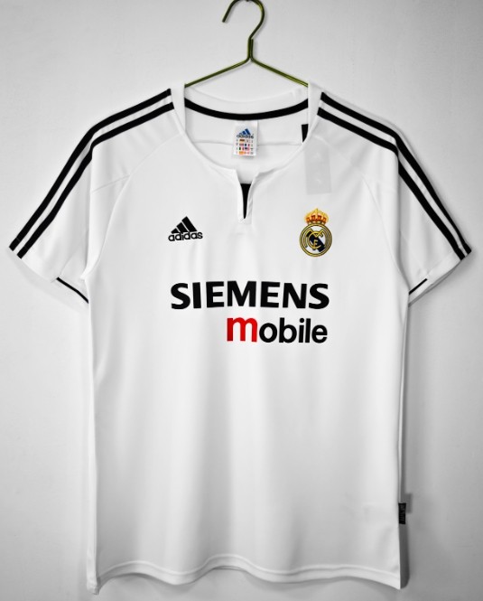 Real Madrid 2003/2004 home retro shirt