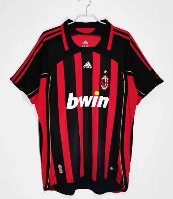 AC Milan 2006/2007 home retro shirt MALDINI KAKA