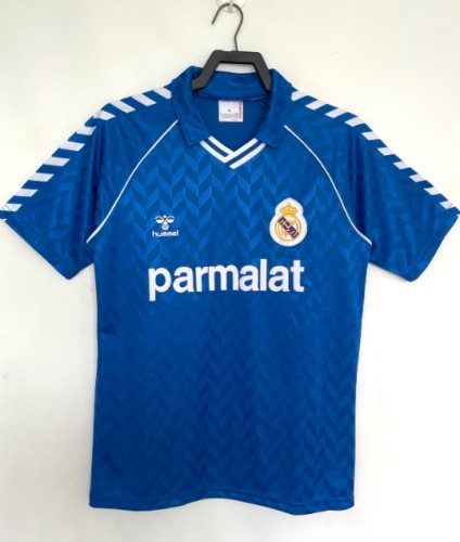 Real Madrid 1986/1987 away retro shirt