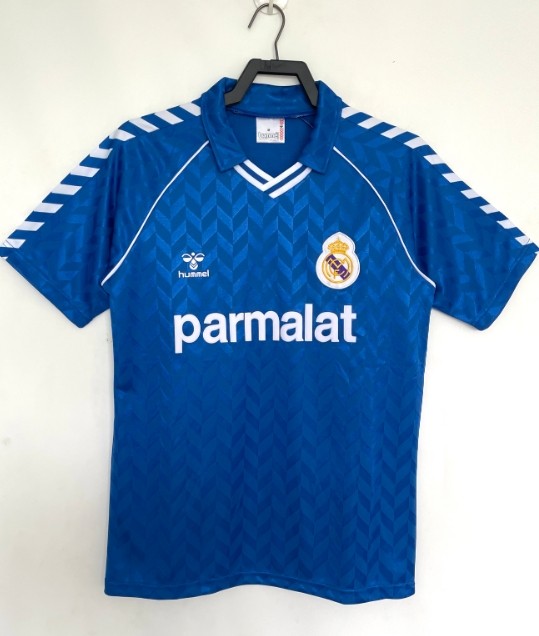 Real Madrid 1986/1987 away retro shirt