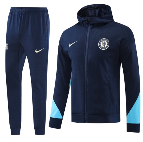 Chelsea 2024/2025 hooded tracksuit royal blue